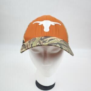Texas Longhorns Orange Camo Hat Football Cap Strapback Adjustable Hunting